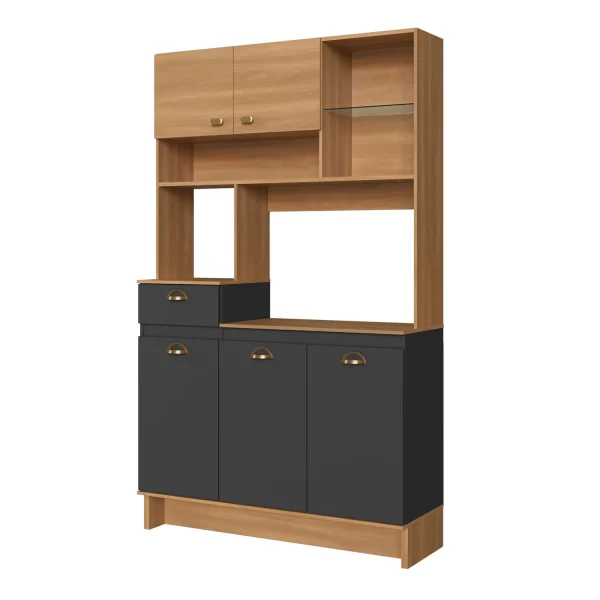 Kit Cocina 112 Cm Grafito 5 Puertas 1 Cajon - Imagen 4