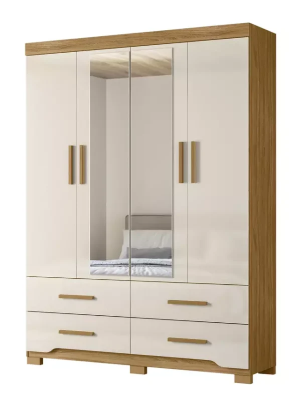 Closet 4  Puertas Y 6 Cajones Capri 212 Cm