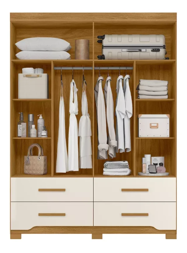 Closet 4  Puertas Y 6 Cajones Capri 212 Cm - Imagen 3