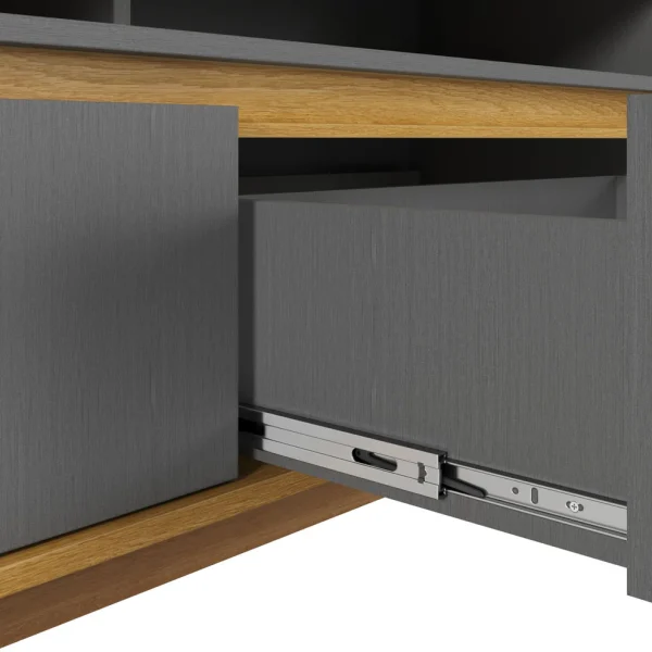Rack Olmo Gris 220 cm - Imagen 2