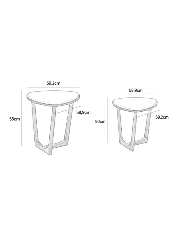 Mesa Lateral Amana Duo - Imagen 2