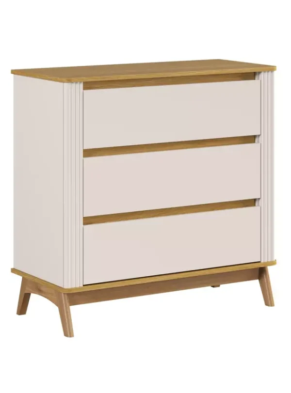 Comoda Cloe Blanca 90 cm