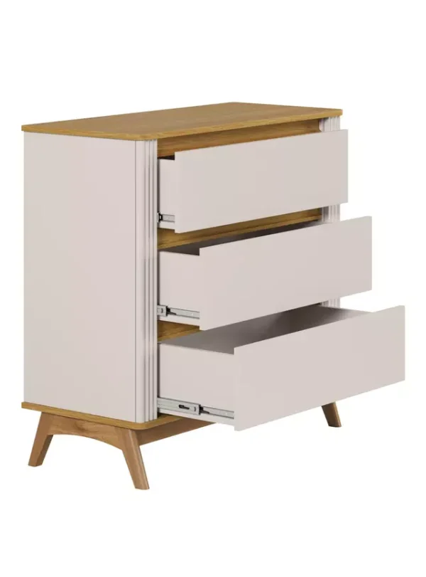 Comoda Cloe Blanca 90 cm - Imagen 3