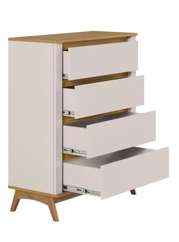 Comoda Alba Blanca 90 cm - Imagen 3