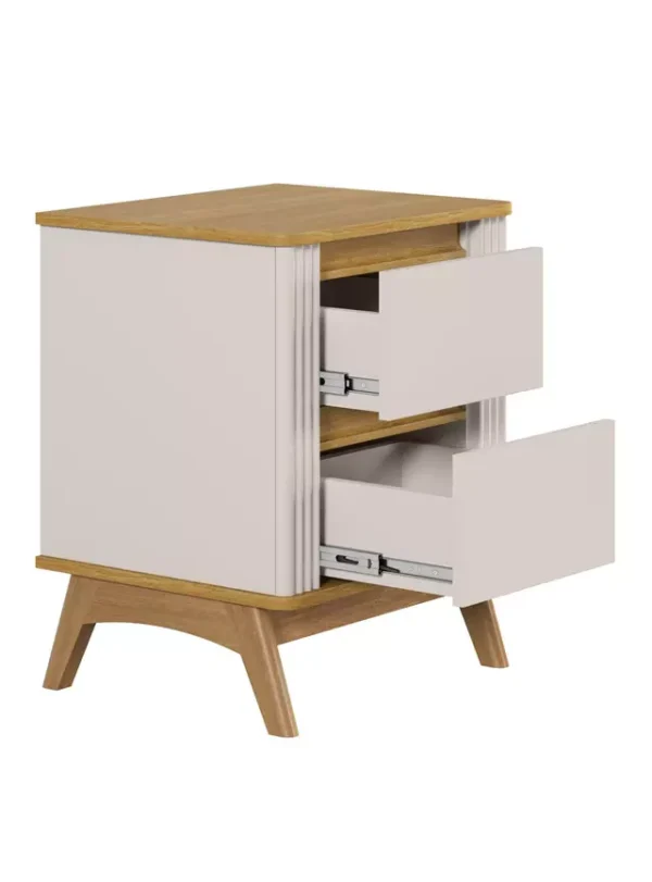 Velador Siena Blanco 48 cm - Imagen 3