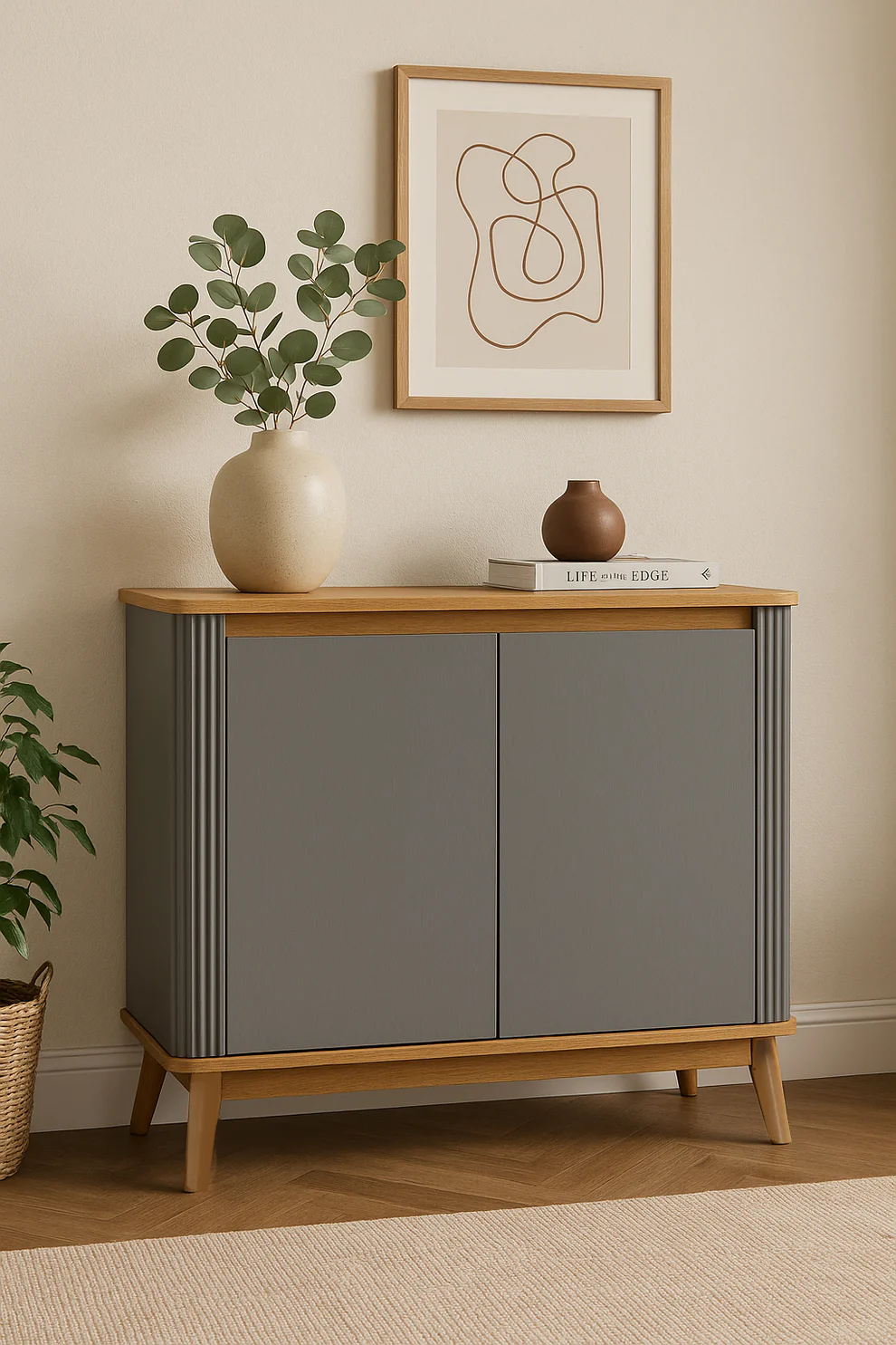 Buffet Sara 2 Puertas Gris - Imagen 2