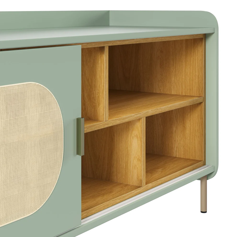 Rack Noa Verde 180 CM - Imagen 2