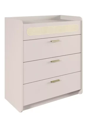 Comoda Duna Blanca 4 Cajones 76 cm