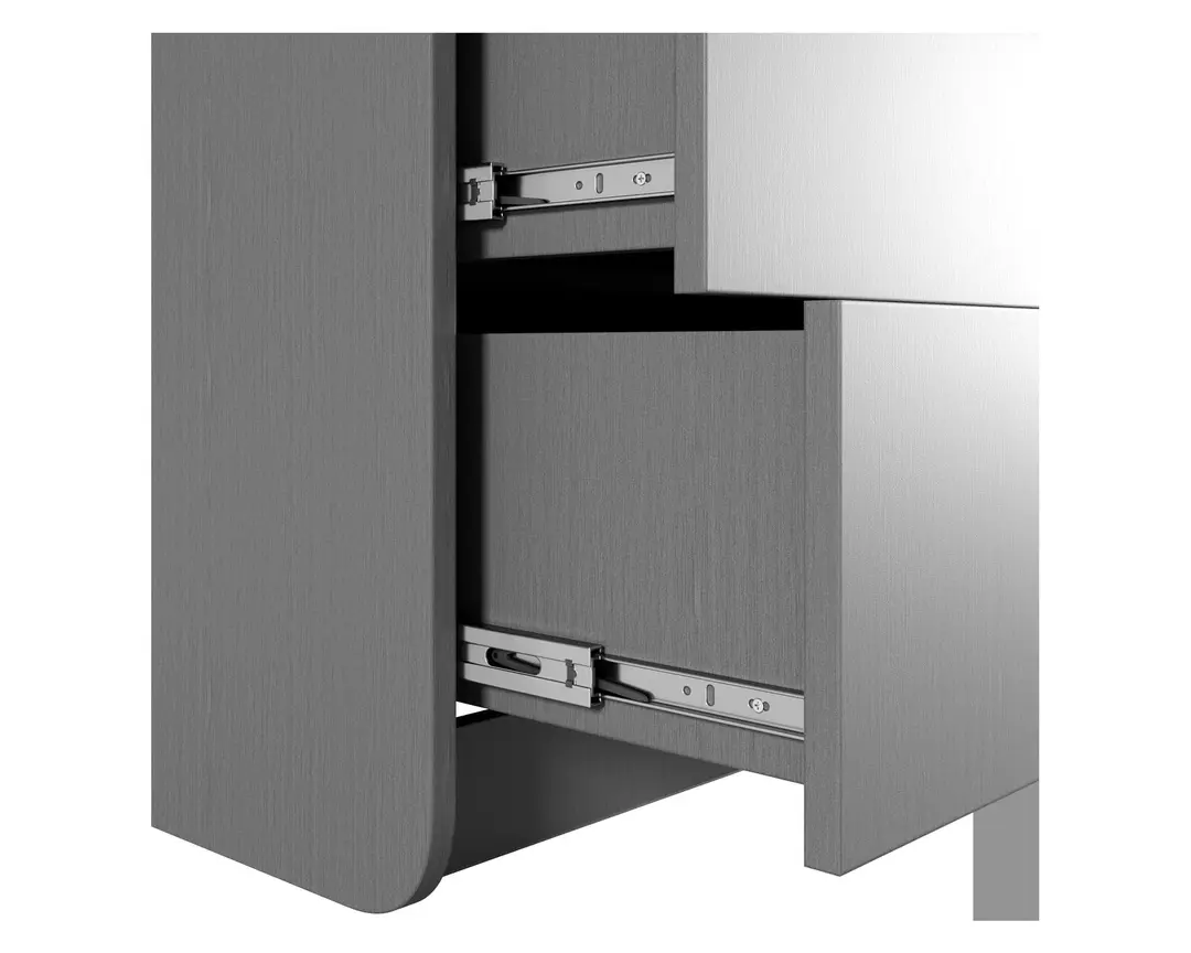 Comoda Duna Gris 4 Cajones 76 cm - Imagen 3