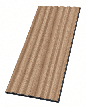 Revestimiento Muro MDF 244x12x1.2cm Ondulado Arce