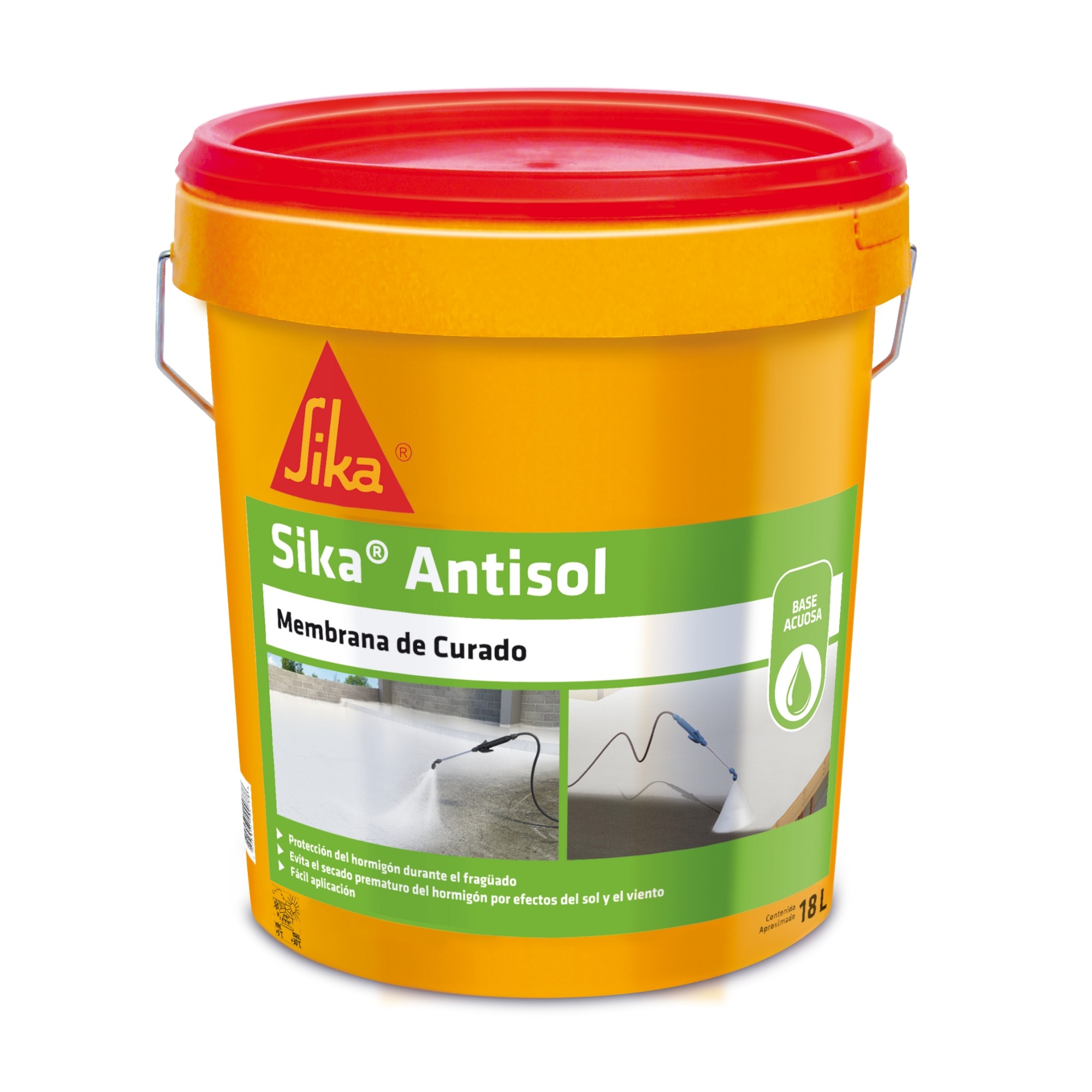 antisol 18 lts membrana curado -sika