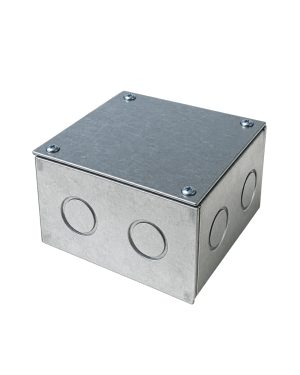 caja electro galvanizada 100x100x65mm c/tapa