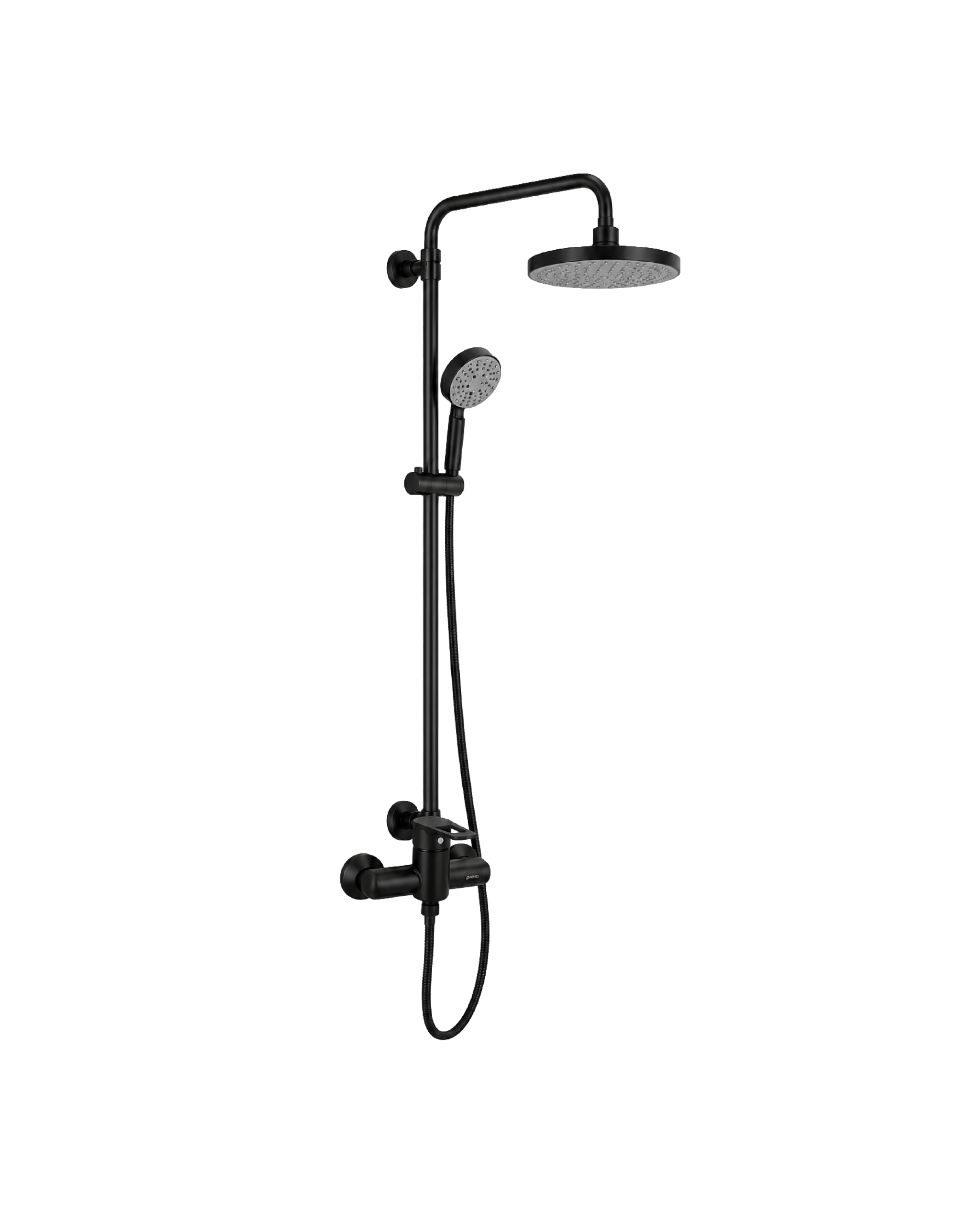 columna de ducha venti negro matte stretto