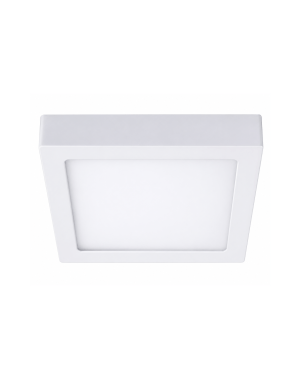 led cuadrado lc 18w 3000k sobrepu bco d22,5cm 2813