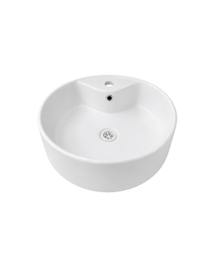 lavamano sobreponer redondo amberes blanco 16x46