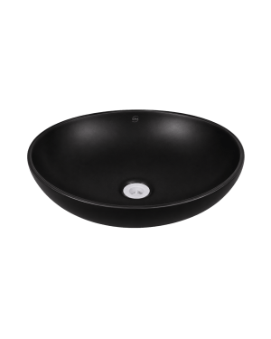 lavamano sobreponer redondo gante negro 14,5x46