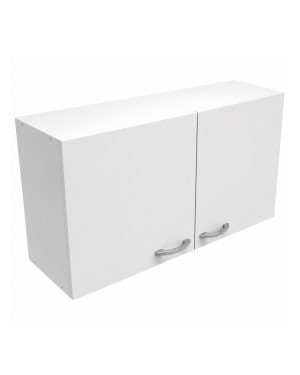 modulo mueble mural 2 puertas 100cm bl 132683