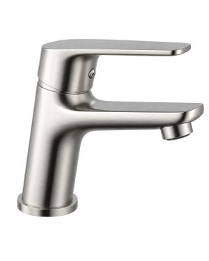 monomando lavamanos alto malmo brushed nickel dusc