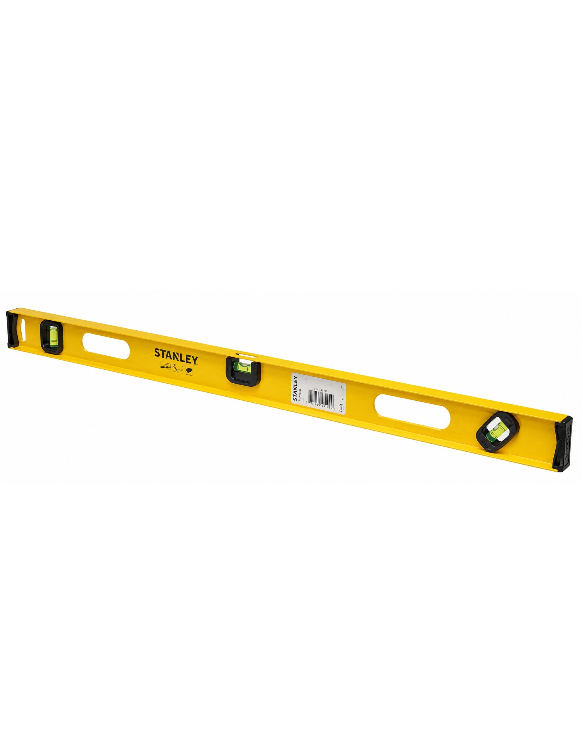 nivel aluminio 3 burbujas 48" stanley 42076