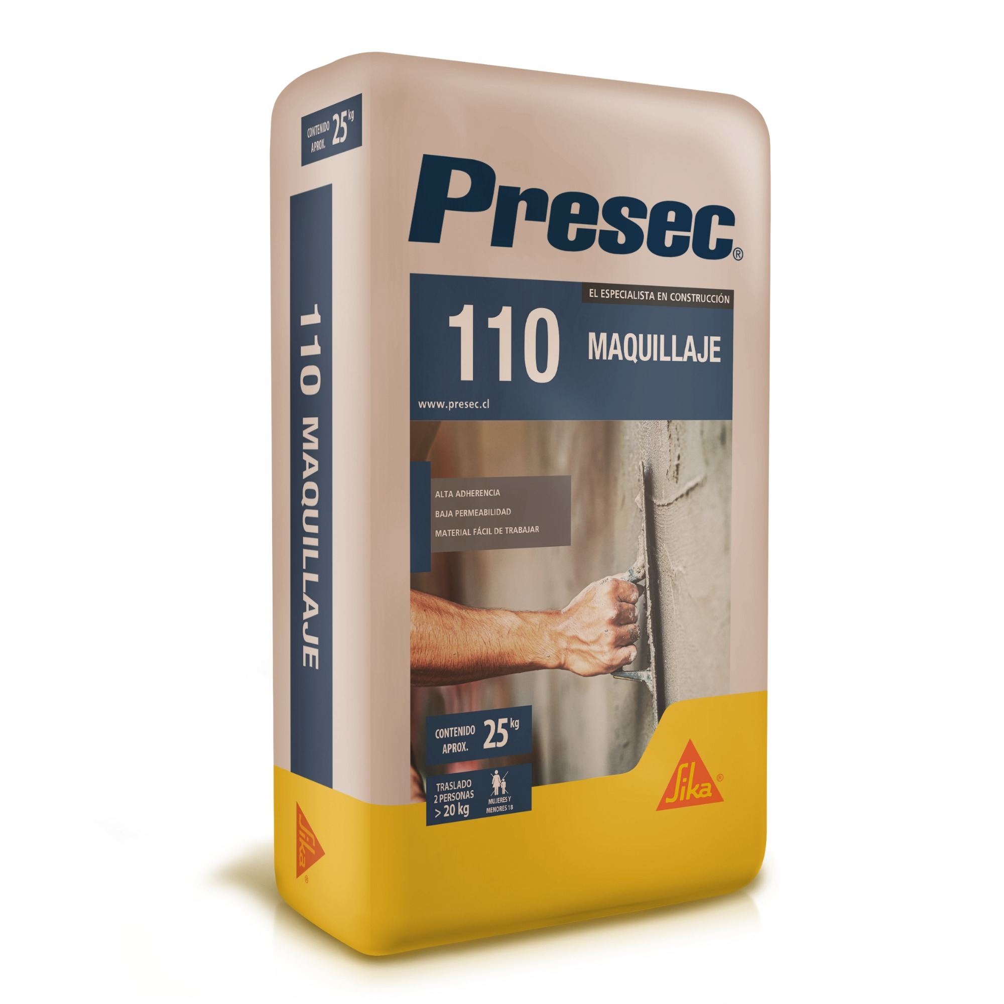 presec 110 maquillaje saco 25 kg