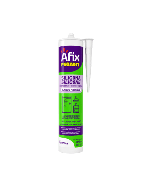 silicona baÑo y cocina blanco 300ml afix