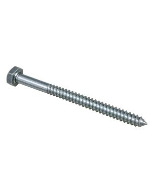 tornillo tirafondo zincado 1/4 x 4" (b06tfc)