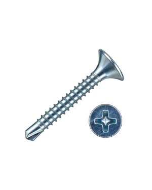 tornillo drywall rosca metal zincado 6x1(b01tadj)