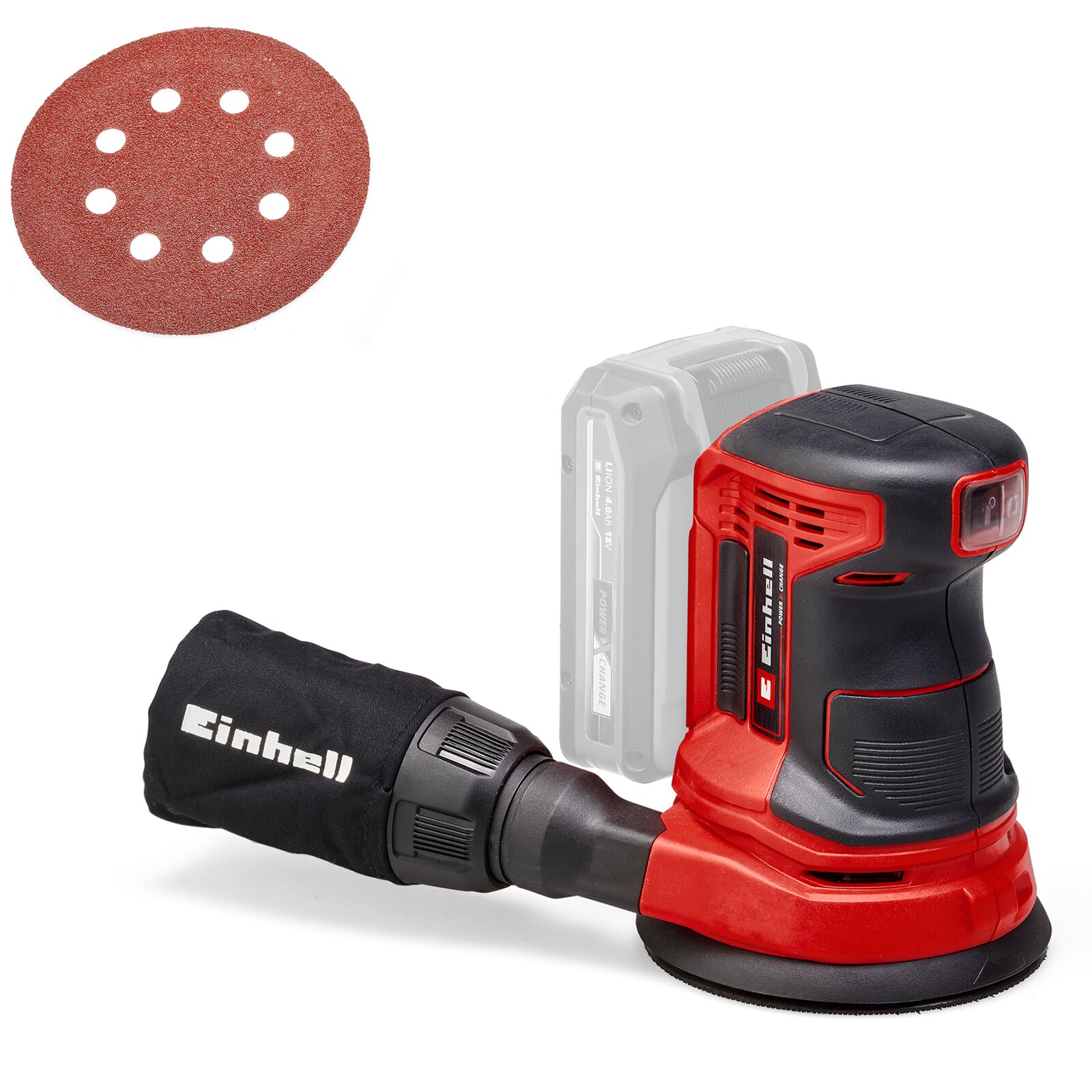 Lijadora rotorbital inalámbrica Einhell TE-RS 18 Li