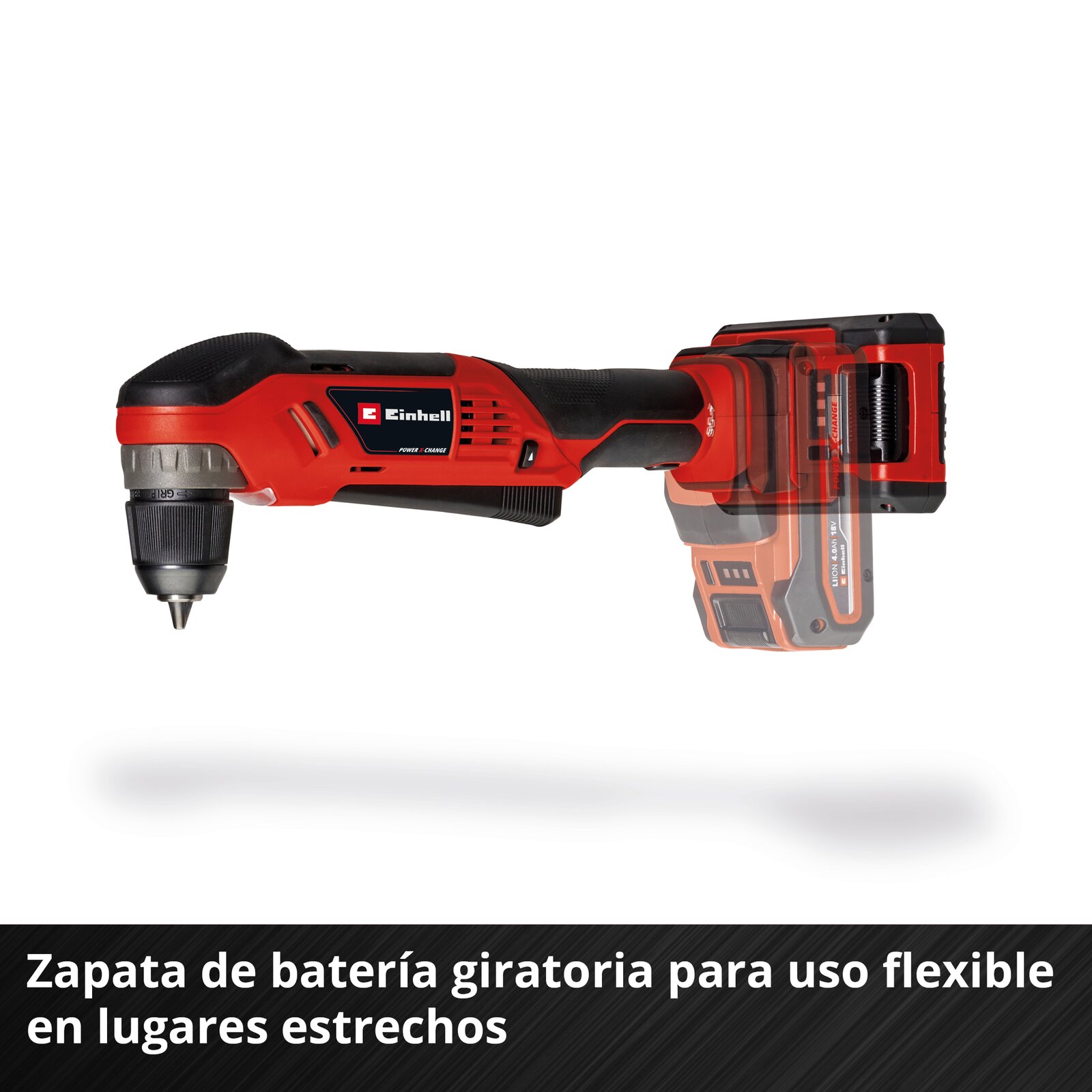 Taladro angular inalámbrico Einhell 18V - Imagen 6