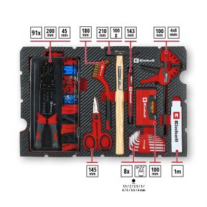 Set de herramientas Einhell E-Case 153 piezas