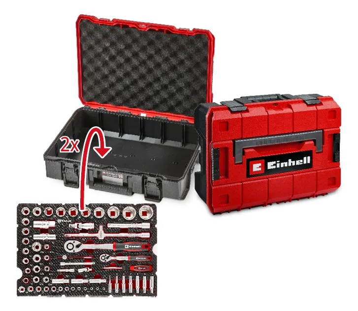 Set mecánico Einhell E-Case 60 piezas