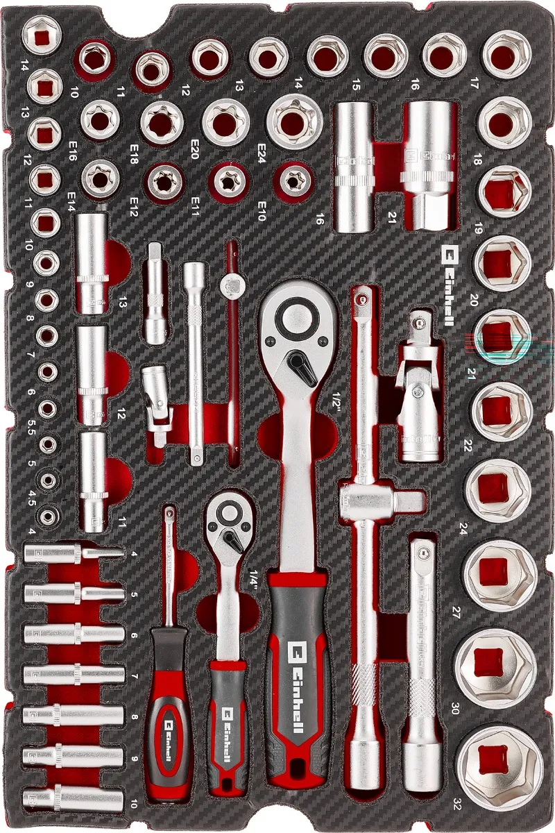 Set mecánico Einhell E-Case 60 piezas - Imagen 2