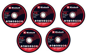 Set de discos de corte Einhell 76 mm 5 unidades